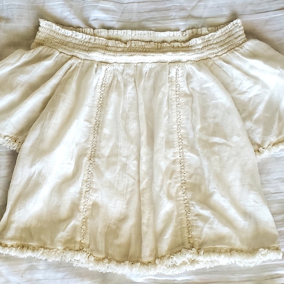 Aerie, Off the Shoulder, Off white, Blouse, Medium - Picture 1 of 3